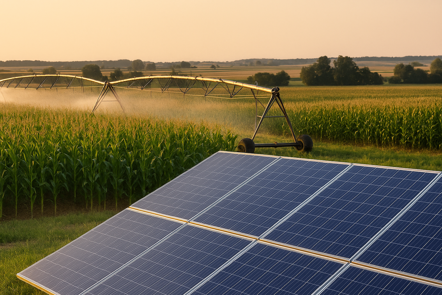 Energia solar reduz custos no Agro